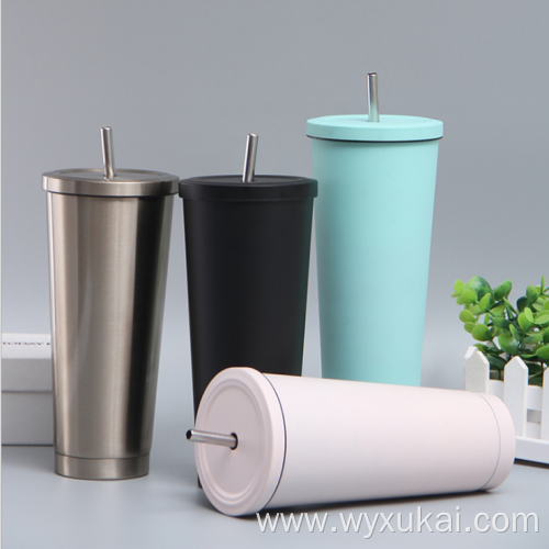 travel mug water bottle SS straw cup